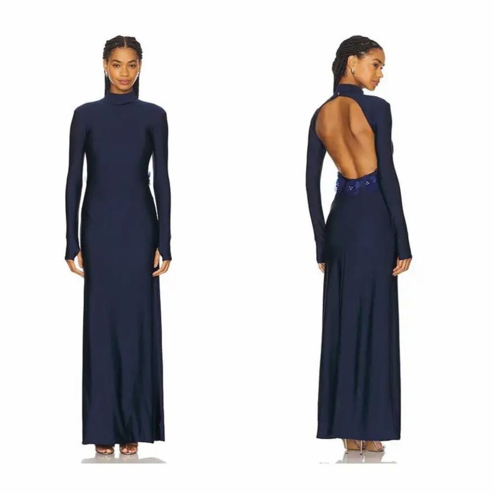 Mariandree Gaitan Mariel Dress in Blue Size XS $395